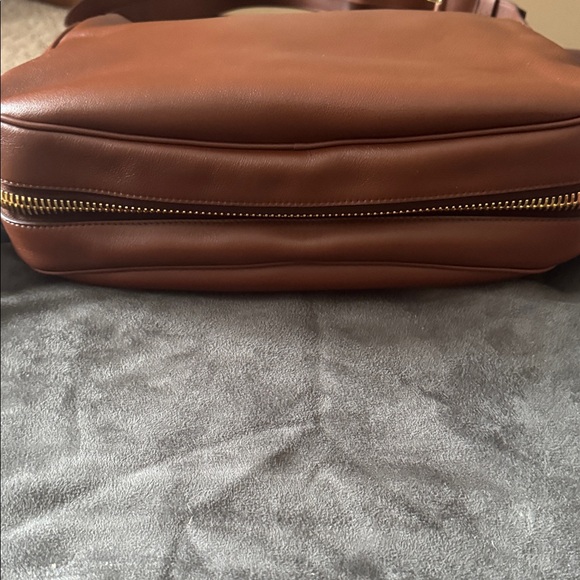 Tom Ford Rich Brown Leather Crossbody Jennifer Anniston - Picture 5 of 7